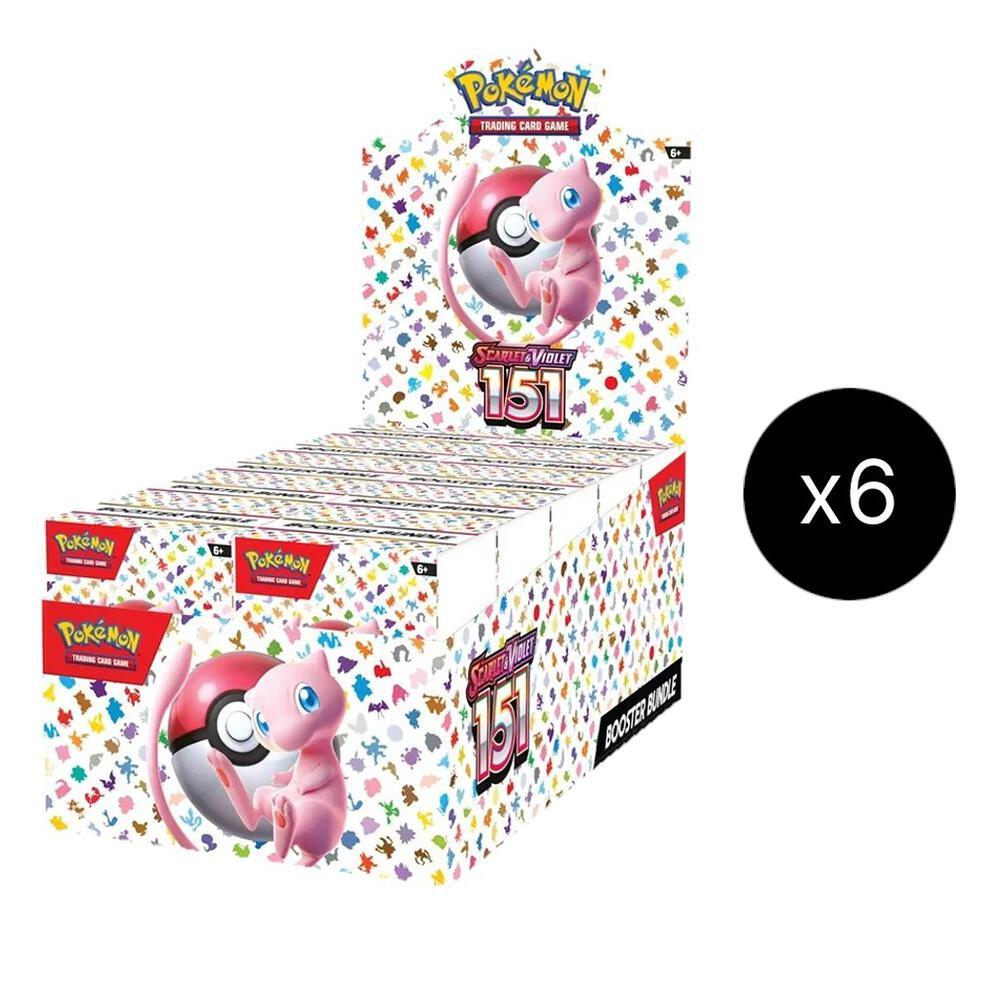 Booster Bundle, Miscellaneous Sealed, Pokémon, Scarlet & Violet: 151 Scarlet & Violet: 151 - Booster Bundle Display Case - Trading Card World