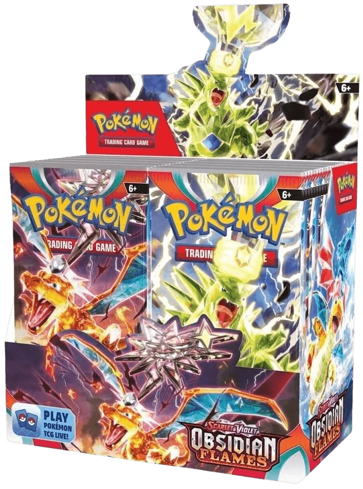 Booster Box, Pokémon, Scarlet & Violet: Obsidian Flames Scarlet & Violet: Obsidian Flames - Booster Box - Trading Card World