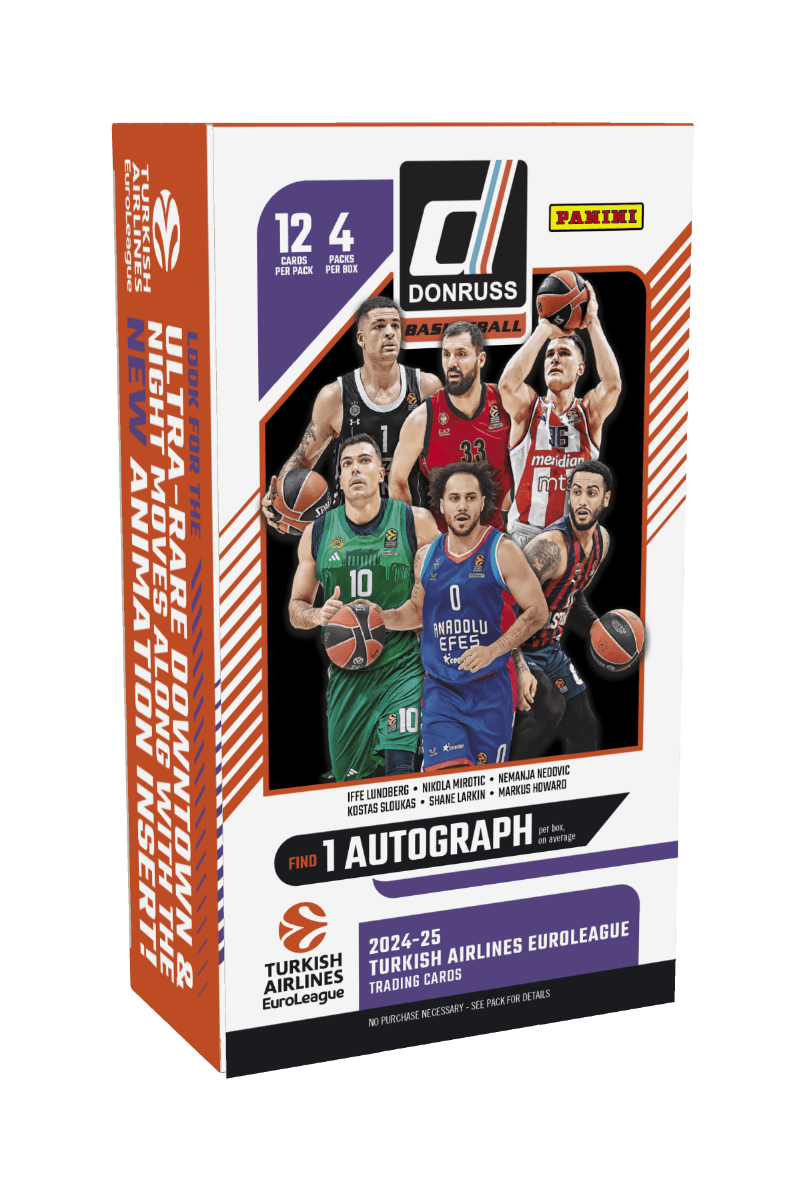 Basketball, Hobby Box, Panini, Sports Cards 2024-25 Panini Donruss Turkish Airlines EuroLeague - Hobby Box - Trading Card World