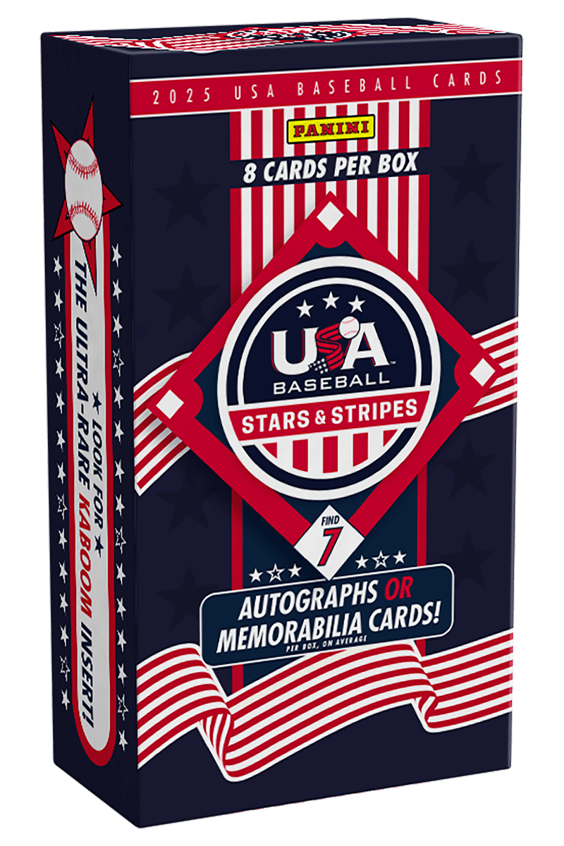 Baseball, Hobby Box, Panini, Sports, Sports Cards 2025 Panini USA Stars & Stripes Baseball - Hobby Box - Trading Card World