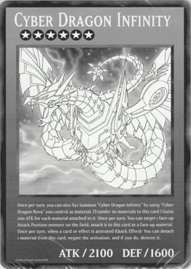 Common, Duel Overload, Light, Machine, Unlimited, Xyz/Effect Monster Cyber Dragon Infinity (Oversized) Common - Trading Card World