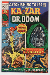 Astonishing Tales 6 Marvel 1971 VF Ka-Zar Black Panther 1st Mockingbird