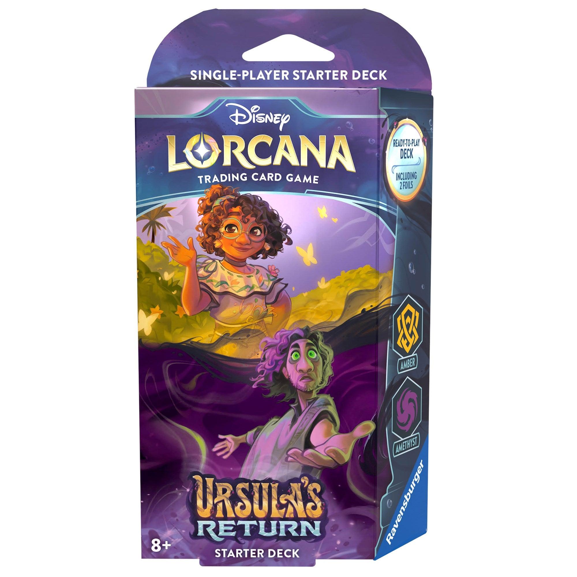 Lorcana, Starter Deck, Ursula's Return Ursula's Return - Starter Deck (Amber & Amethyst) - Trading Card World