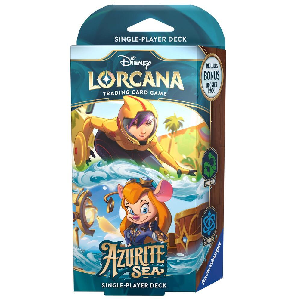 Azurite Sea, Lorcana, Starter Deck Azurite Sea - Starter Deck (Emerald & Sapphire) - Trading Card World