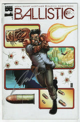 Ballistic 3 Black Mask 2013 VF Signed Darick Robertson