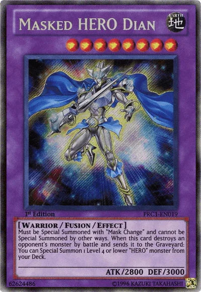 Masked Hero Dian [PRC1-EN019] Secret Rare – Trading Card World