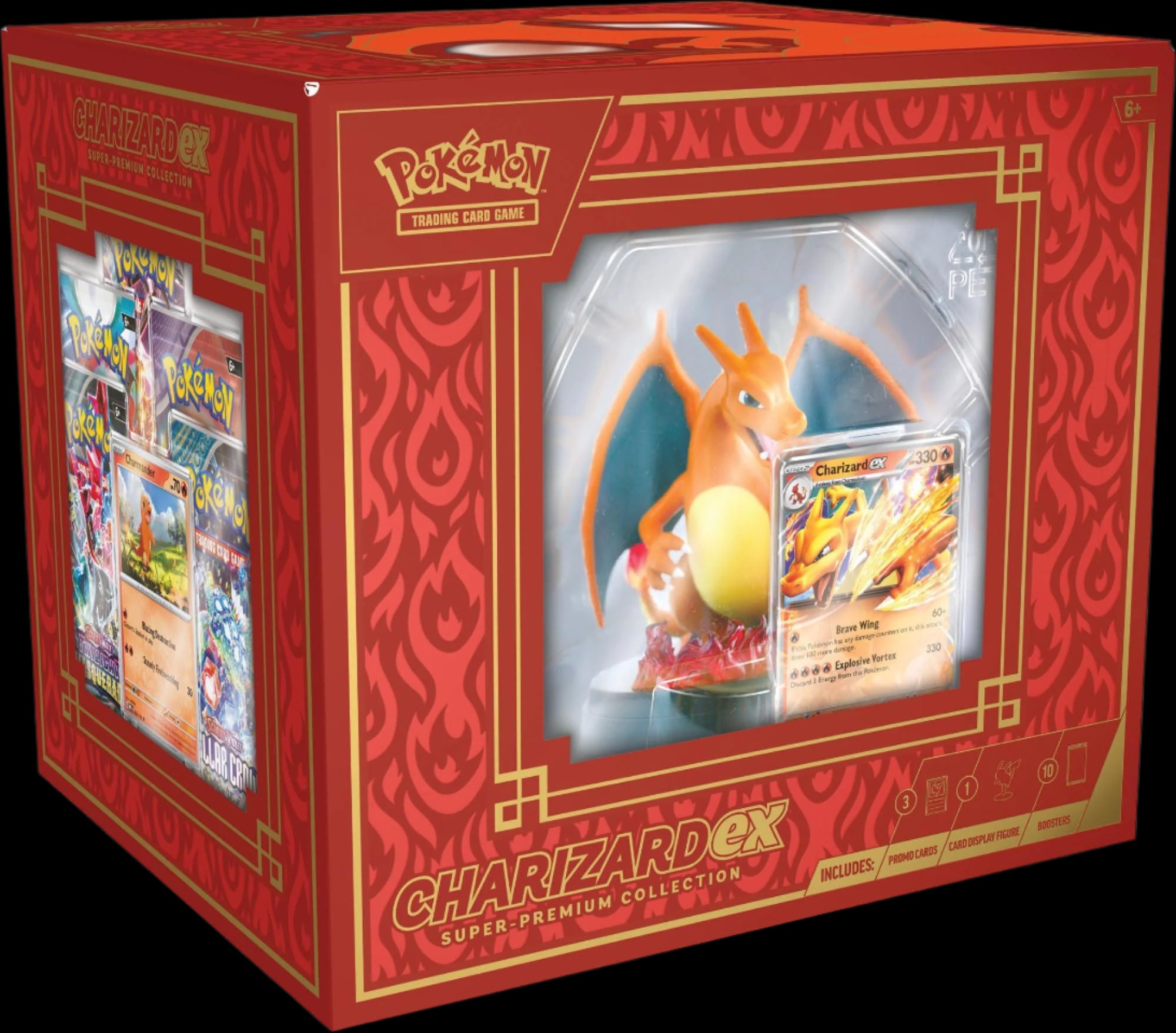 card shops near me pokemon, Charizard, charizard ex, charizard ex pokemon card, Charizard EX Premium Collection, charizard ex promo, Miscellaneous Sealed, pokemon card shop, pokemon card shop near me, pokemon card shops near me, pokemon cards online, pokemon shop, pokemon tcg shop, pokemon trading card game online shop, Pokémon, shop pokemon tcg, Super Premium Collection Super-Premium Collection (Charizard ex) - Trading Card World