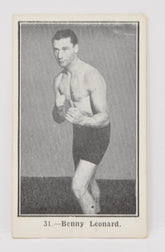 Benny Leonard #31 Empress Burstein Isaacs Famous Prize Fighters Boxing Boxer Card 1923