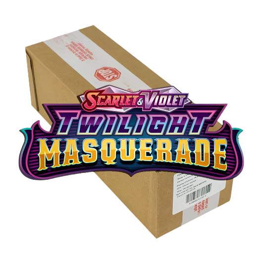 all pokemon card sets, all pokemon sets, Booster Box, Booster Box Case, buy pokemon trading cards, cool pokemon cards, latest pokemon set, Pokemon Booster Box, pokemon card shop, pokemon sets, pokemon shops near me, pokemon trading card game online shop, Pokémon, Pokémon bulk, pokémon cards, pokémon cards graded, Pokémon Cards Online, Pokémon Center Exclusive, Scarlet & Violet: Twilight Masquerade, where to buy pokemon cards Scarlet & Violet: Twilight Masquerade - Booster Box Case - Trading Card World