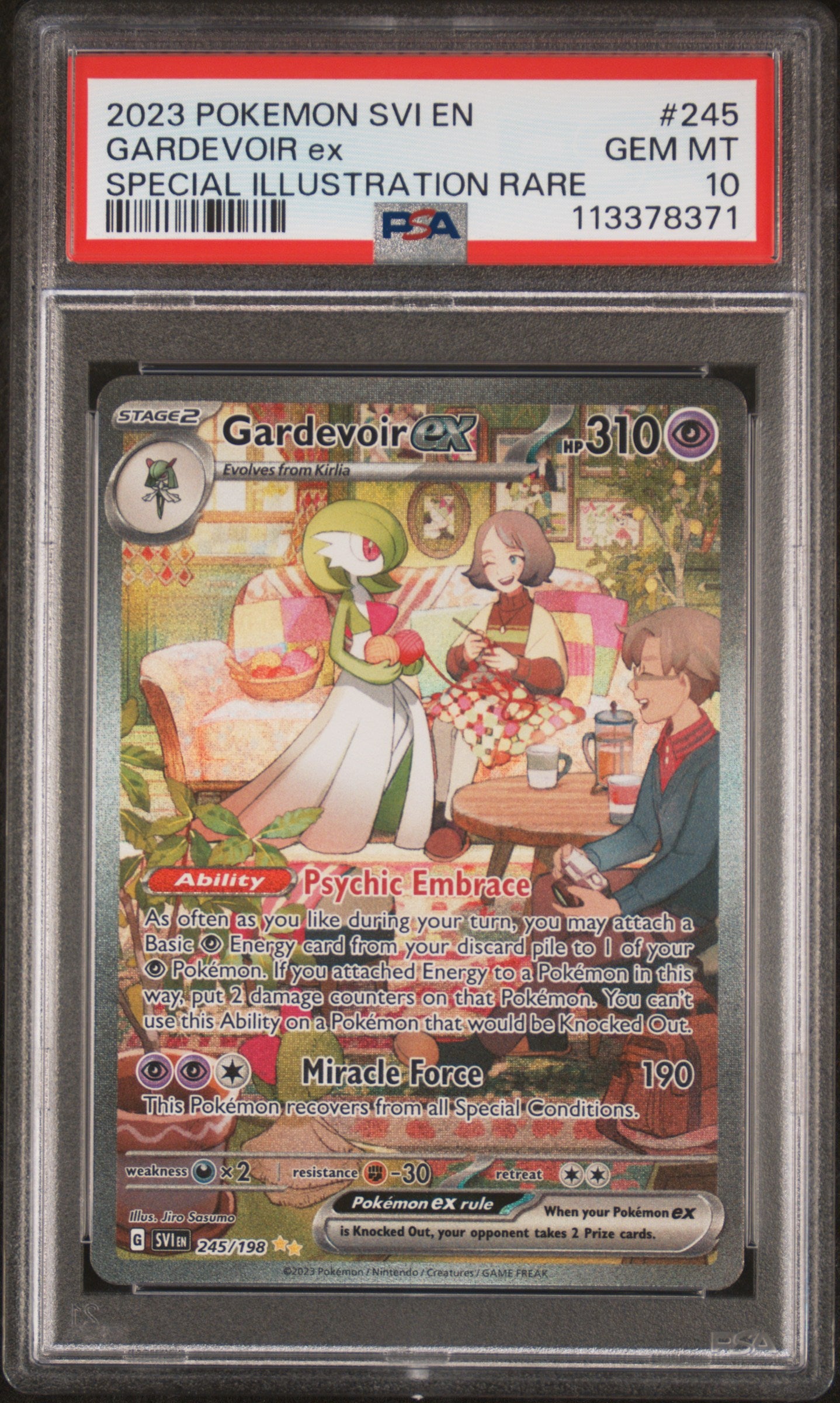 PSA 10 Gardevoir ex #245 · Base Set · 2023 — front