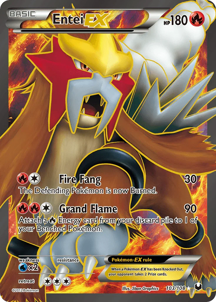 entei rare card Pokemon - (34) - Wizards Black Star Promos If any of those cards are Fire Energy cards Whats your opinion on Entei?