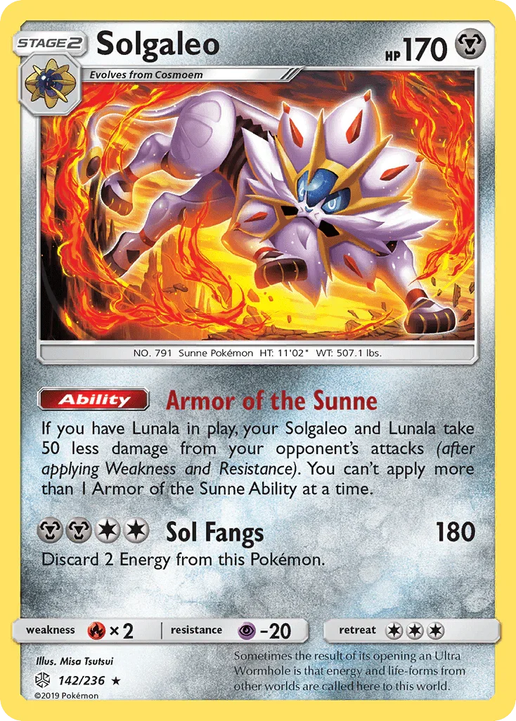 pokemon gold card solgaleo - GX - SM16 - Promo MoonUltra Prism expansion! Solgaleo ex - Pokmon TCG