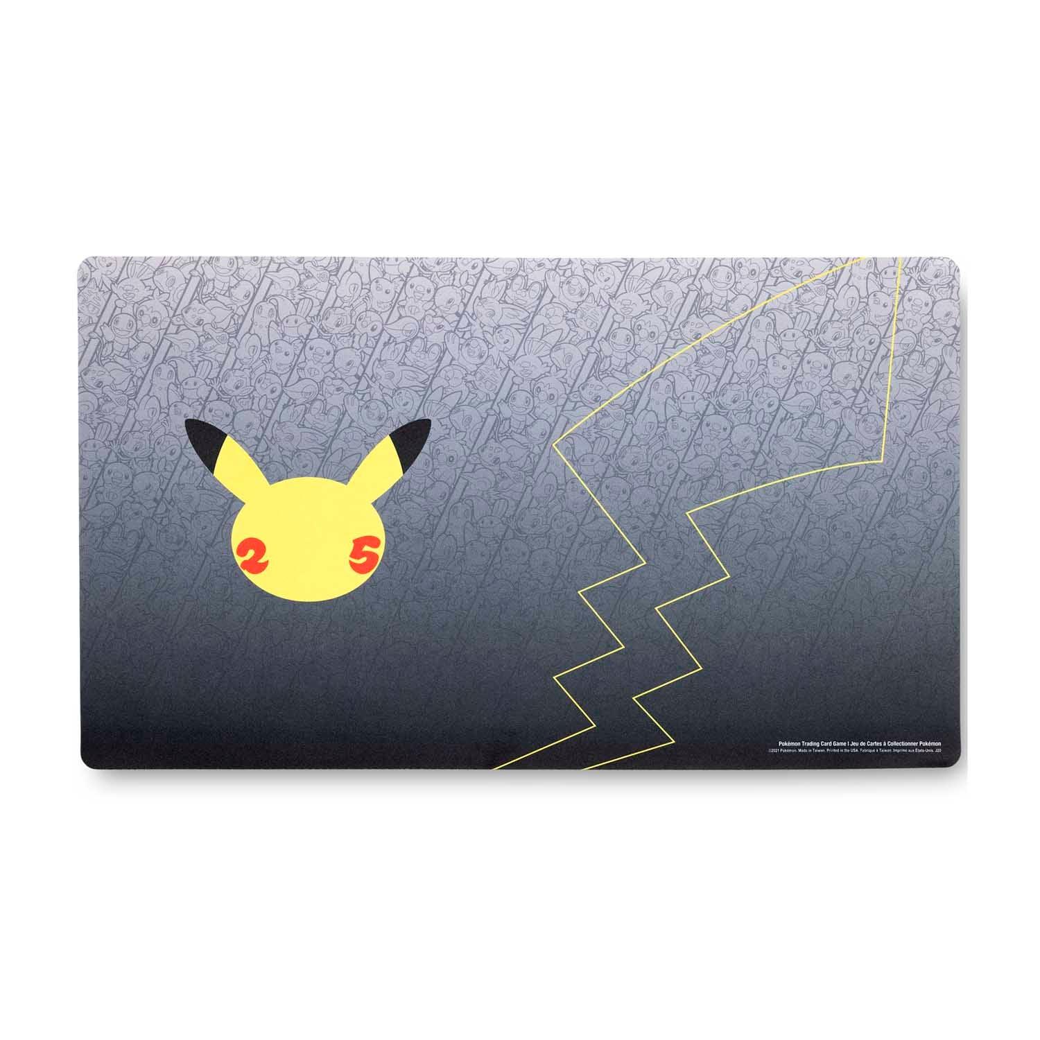 Accessories, Celebrations: 25th Anniversary, Pokémon Celebrations: 25th Anniversary - Playmat (Gray) - Trading Card World