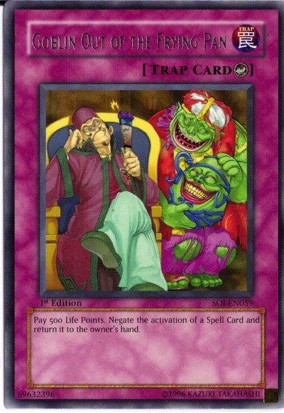 1st Edition, Counter Trap, Rare, Shadow of Infinity, Trap, Unlimited Goblin Out of the Frying Pan [SOI-EN059] Rare - Trading Card World