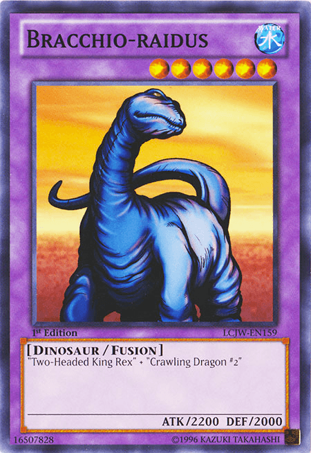 1st Edition, Common, Dinosaur, Fusion Monster, Legendary Collection 4: Joey's World, Water Bracchio-raidus [LCJW-EN159] Common - Trading Card World