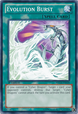 1st Edition, Common, Normal Spell, Spell, Structure Deck: Cyber Dragon Revolution, Unlimited Evolution Burst [SDCR-EN020] Common - Trading Card World