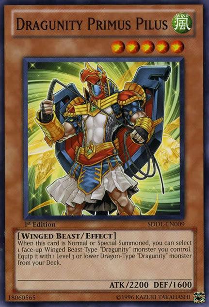 1st Edition, Common, Effect Monster, Structure Deck: Dragunity Legion, Unlimited, Wind, Winged Beast Dragunity Primus Pilus [SDDL-EN009] Common - Trading Card World