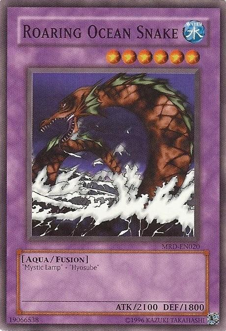 Aqua, Common, Fusion Monster, Metal Raiders, Unlimited, Water Roaring Ocean Snake [MRD-EN020] Common - Trading Card World
