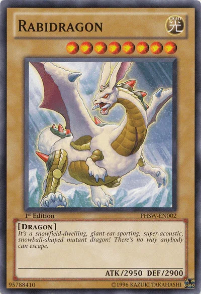 1st Edition, Common, Dragon, Light, Normal Monster, Photon Shockwave, Unlimited Rabidragon [PHSW-EN002] Common - Trading Card World