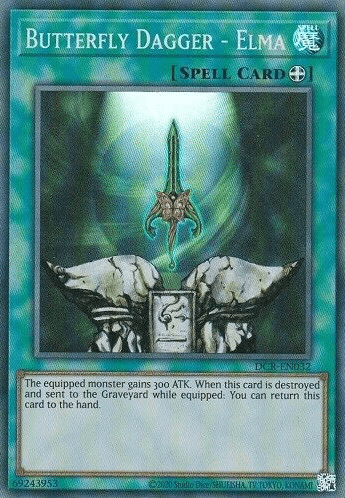 Dark Crisis (25th Anniversary Edition), Equip Spell, Spell, Super Rare, Unlimited Butterfly Dagger - Elma (25th Anniversary) [DCR-EN032] Super Rare - Trading Card World