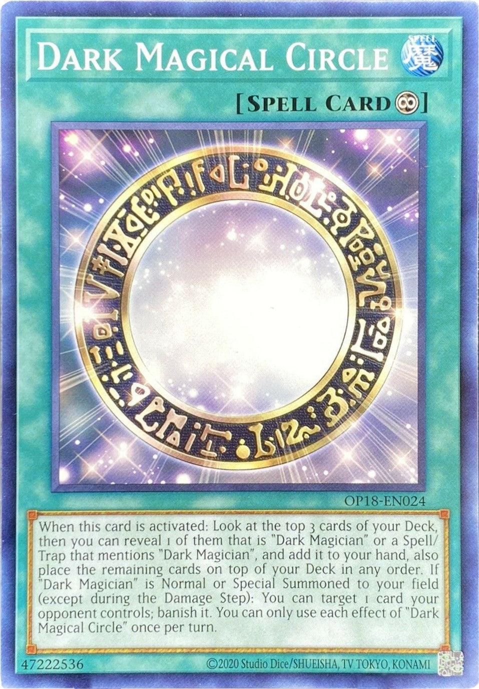 Common, Continuous Spell, OTS Tournament Pack 18, Spell, Unlimited Dark Magical Circle [OP18-EN024] Common - Trading Card World