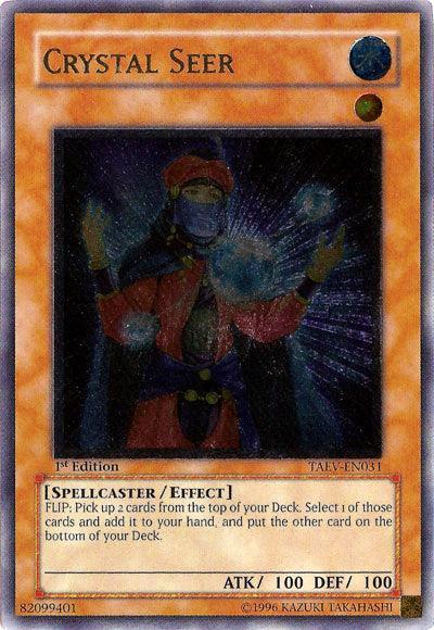 1st Edition, Flip/Effect Monster, Spellcaster, Tactical Evolution, Ultimate Rare, Unlimited, Water Crystal Seer [TAEV-EN031] Ultimate Rare - Trading Card World