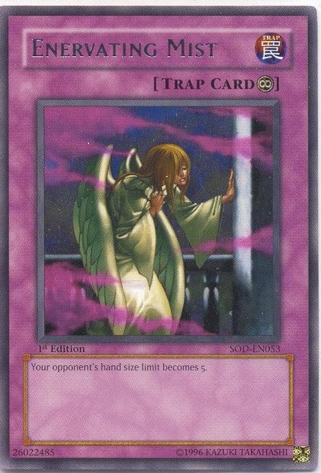 1st Edition, Continuous Trap, Rare, Soul of the Duelist, Trap, Unlimited Enervating Mist [SOD-EN053] Rare - Trading Card World