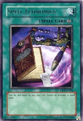 Continuous Spell, Dark Revelation Volume 2, Rare, Spell, Unlimited Spell Economics [DR2-EN202] Rare - Trading Card World