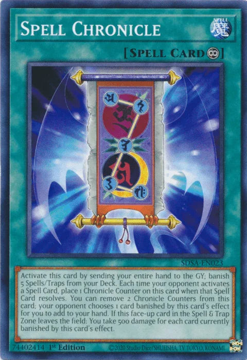 1st Edition, Common, Continuous Spell, Spell, Structure Deck: Sacred Beasts Spell Chronicle [SDSA-EN023] Common - Trading Card World