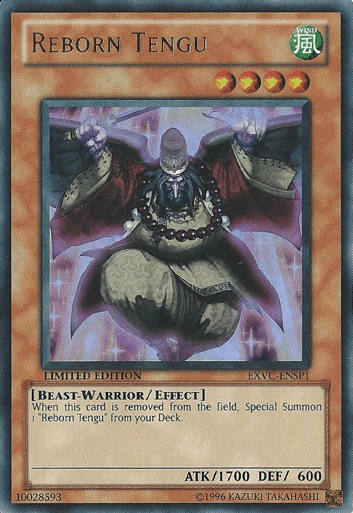 Beast-Warrior, Effect Monster, Extreme Victory, Limited, Ultra Rare, Wind Reborn Tengu [EXVC-ENSP1] Ultra Rare - Trading Card World