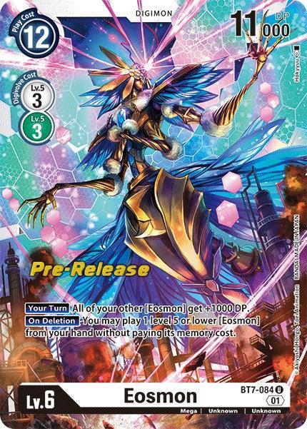 BT7-084, Digimon, Mega, Next Adventure Pre-Release Cards, Uncommon, Unknown, White Eosmon [BT7-084] [Next Adventure Pre-Release Cards] - Trading Card World