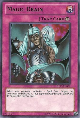 Counter Trap, Duelist League Promo, Rare, Trap, Unlimited Magic Drain (Green) [DL13-EN020] Rare - Trading Card World