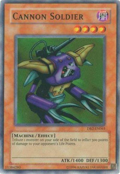 Dark, Dark Beginning 2, Effect Monster, Machine, Super Rare, Unlimited Cannon Soldier [DB2-EN061] Super Rare - Trading Card World