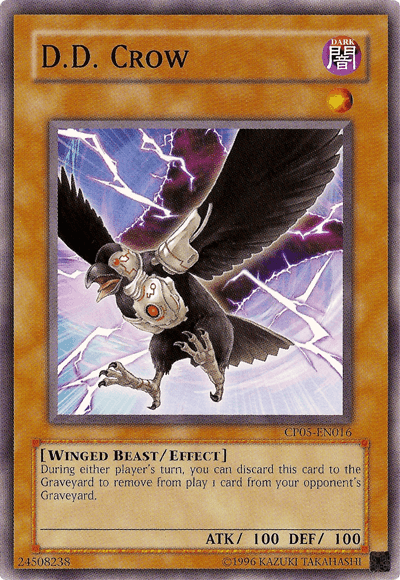 Champion Pack 5, Common, Dark, Effect Monster, Unlimited, Winged Beast D.D. Crow [CP05-EN016] Common - Trading Card World