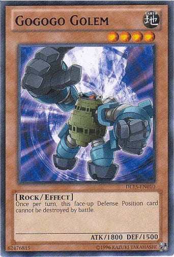 Duelist League Promo, Earth, Effect Monster, Rare, Rock, Unlimited Gogogo Golem (Purple) [DL15-EN010] Rare - Trading Card World