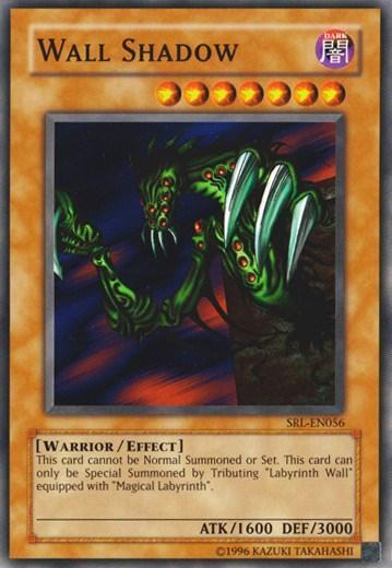 Common, Dark, Effect Monster, Spell Ruler, Unlimited, Warrior Wall Shadow [SRL-EN056] Common - Trading Card World