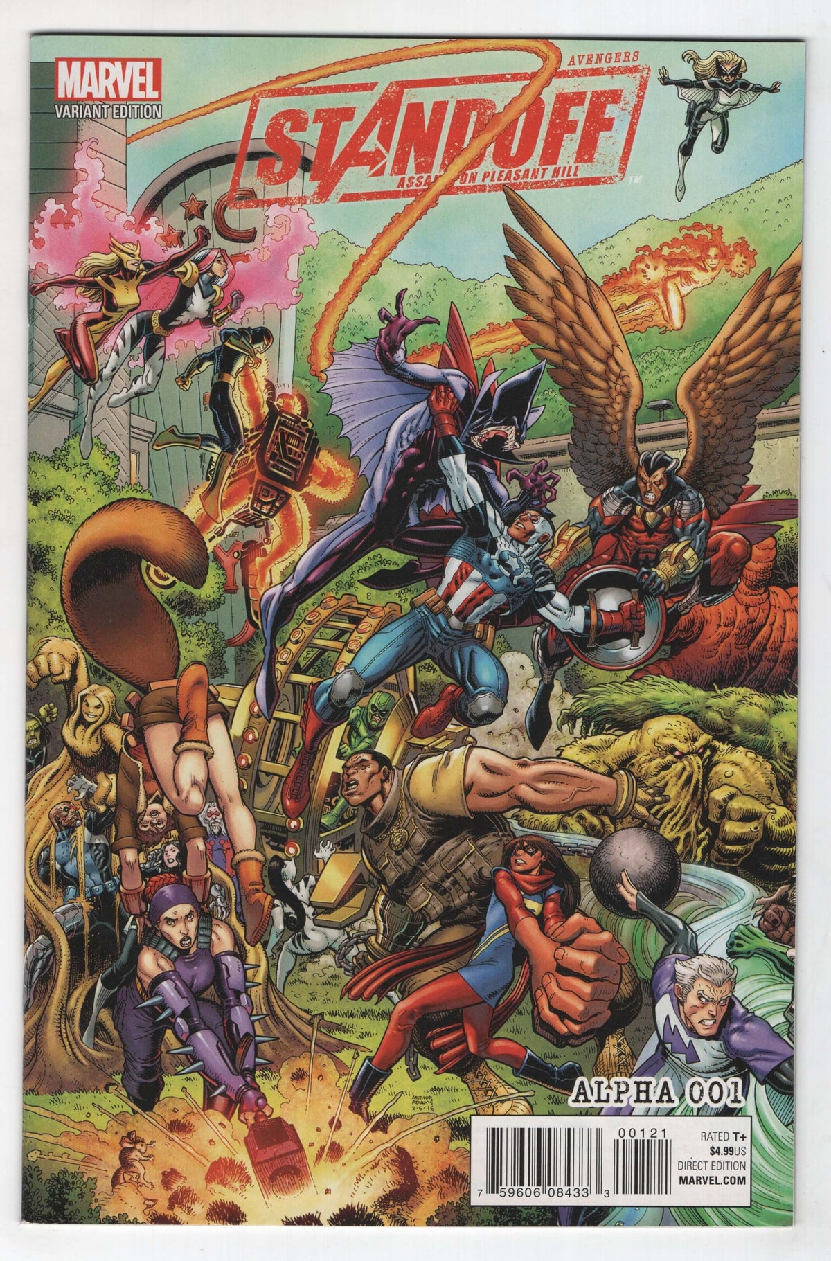 Avengers Standoff Welcome To Pleasant Hill Alpha 1 B Marvel 2016 NM Art Adams Variant