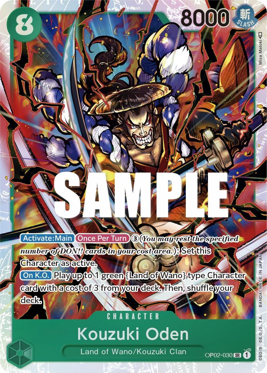 Character, Kouzuki Clan, Land of Wano, Paramount War, Super Rare Kouzuki Oden [Paramount War] - Trading Card World