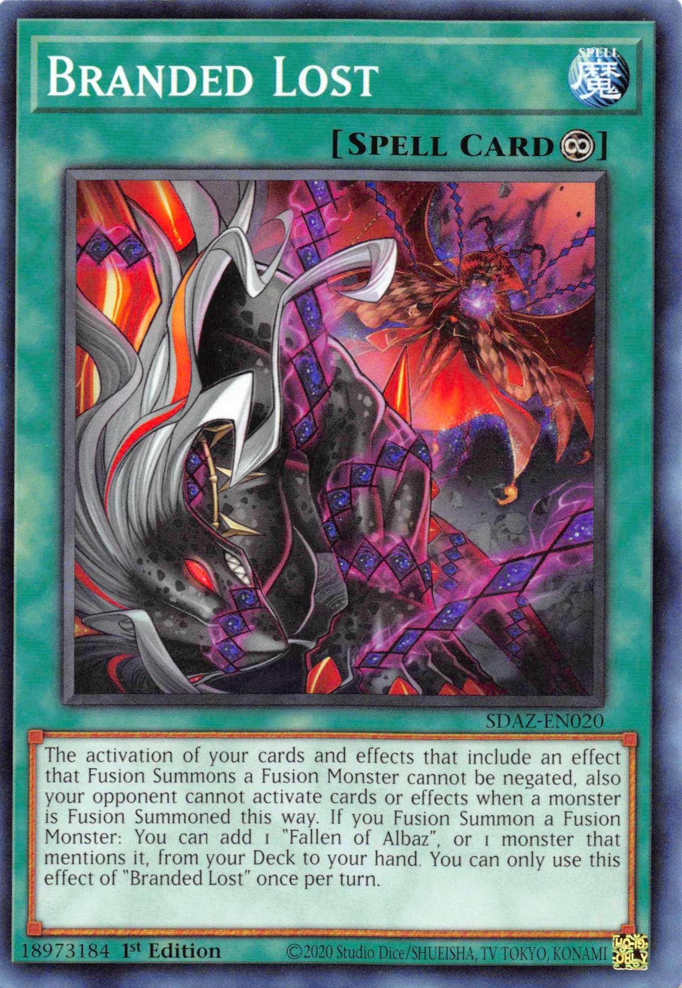 1st Edition, Common, Continuous Spell, Spell, Structure Deck: Albaz Strike Branded Lost [SDAZ-EN020] Common - Trading Card World