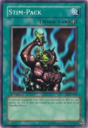 1st Edition, Common, Equip Spell, Metal Raiders, Spell, Unlimited Stim-Pack [MRD-141] Common - Trading Card World