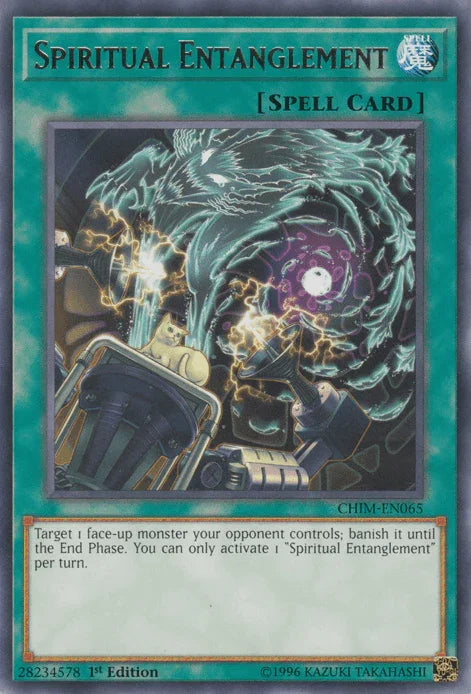 1st Edition, Chaos Impact, Normal Spell, Rare, Spell, Unlimited Spiritual Entanglement [CHIM-EN065] Rare - Trading Card World