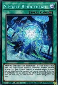 1st Edition, Blazing Vortex, Field Spell, Secret Rare, Spell S-Force Bridgehead [BLVO-EN057] Secret Rare - Trading Card World
