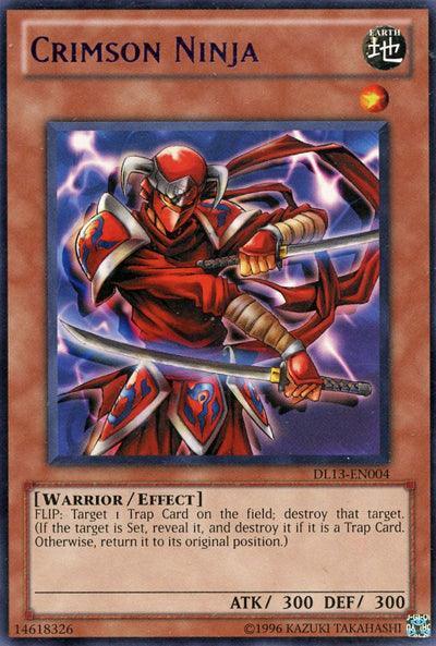 Duelist League Promo, Earth, Effect Monster, Rare, Unlimited, Warrior Crimson Ninja (Purple) [DL13-EN004] Rare - Trading Card World