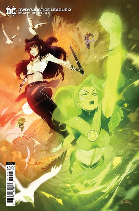 Rwby Justice League #2 (Of 7) B Simone Di Meo Card Stock Variant (05/25/2021) Dc