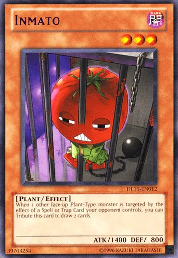 Dark, Duelist League Promo, Effect Monster, Plant, Rare, Unlimited Inmato (Purple) [DL11-EN012] Rare - Trading Card World
