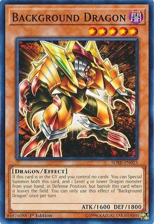 1st Edition, Common, Dark, Dragon, Effect Monster, Structure Deck: Rokket Revolt Background Dragon [SDRR-EN015] Common - Trading Card World