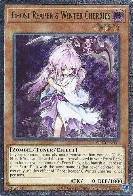 Dark, OTS Tournament Pack 20, Tuner/Effect Monster, Ultimate Rare, Unlimited, Zombie Ghost Reaper & Winter Cherries [OP20-EN001] Ultimate Rare - Trading Card World
