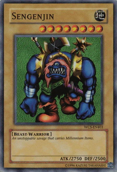 Beast-Warrior, Earth, Limited, Normal Monster, Super Rare, World Championship Series Sengenjin [WCS-EN403] Super Rare - Trading Card World