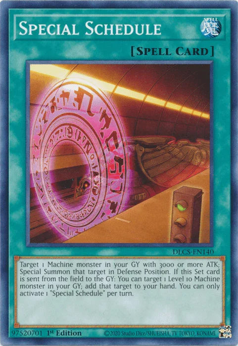 1st Edition, Common, Dragons of Legend: The Complete Series, Normal Spell, Spell Special Schedule [DLCS-EN140] Common - Trading Card World