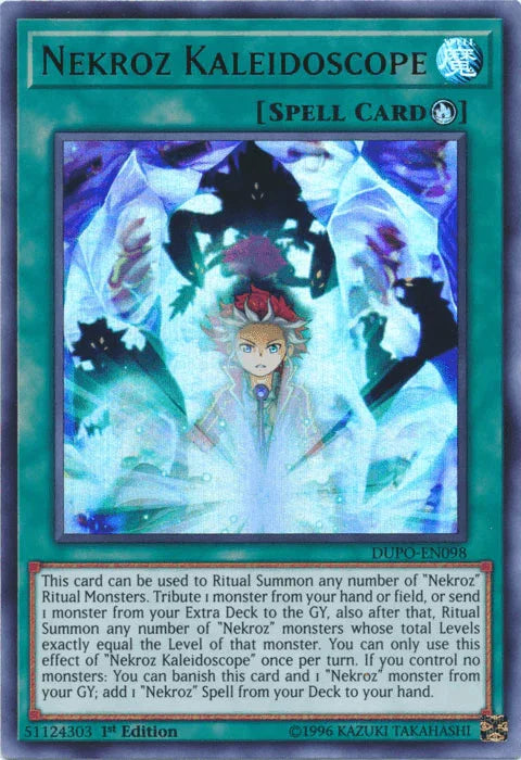 1st Edition, Duel Power, Ritual Spell, Spell, Ultra Rare, Unlimited Nekroz Kaleidoscope [DUPO-EN098] Ultra Rare - Trading Card World